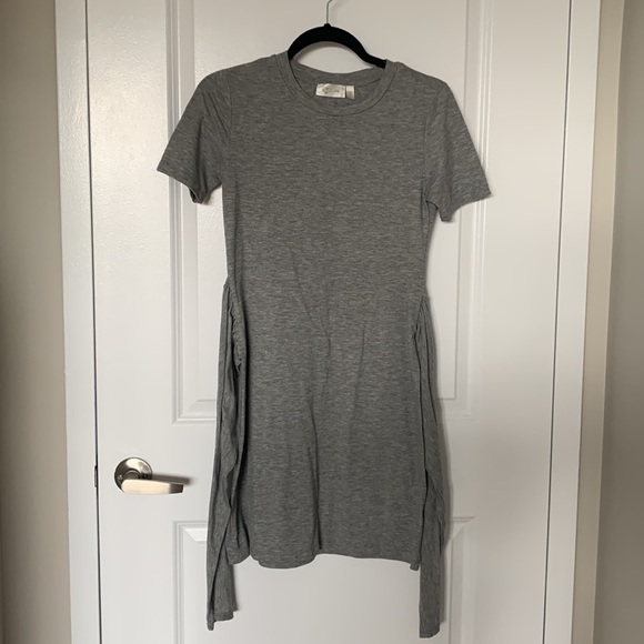 Grey Tie Dress - Picture 4 of 5